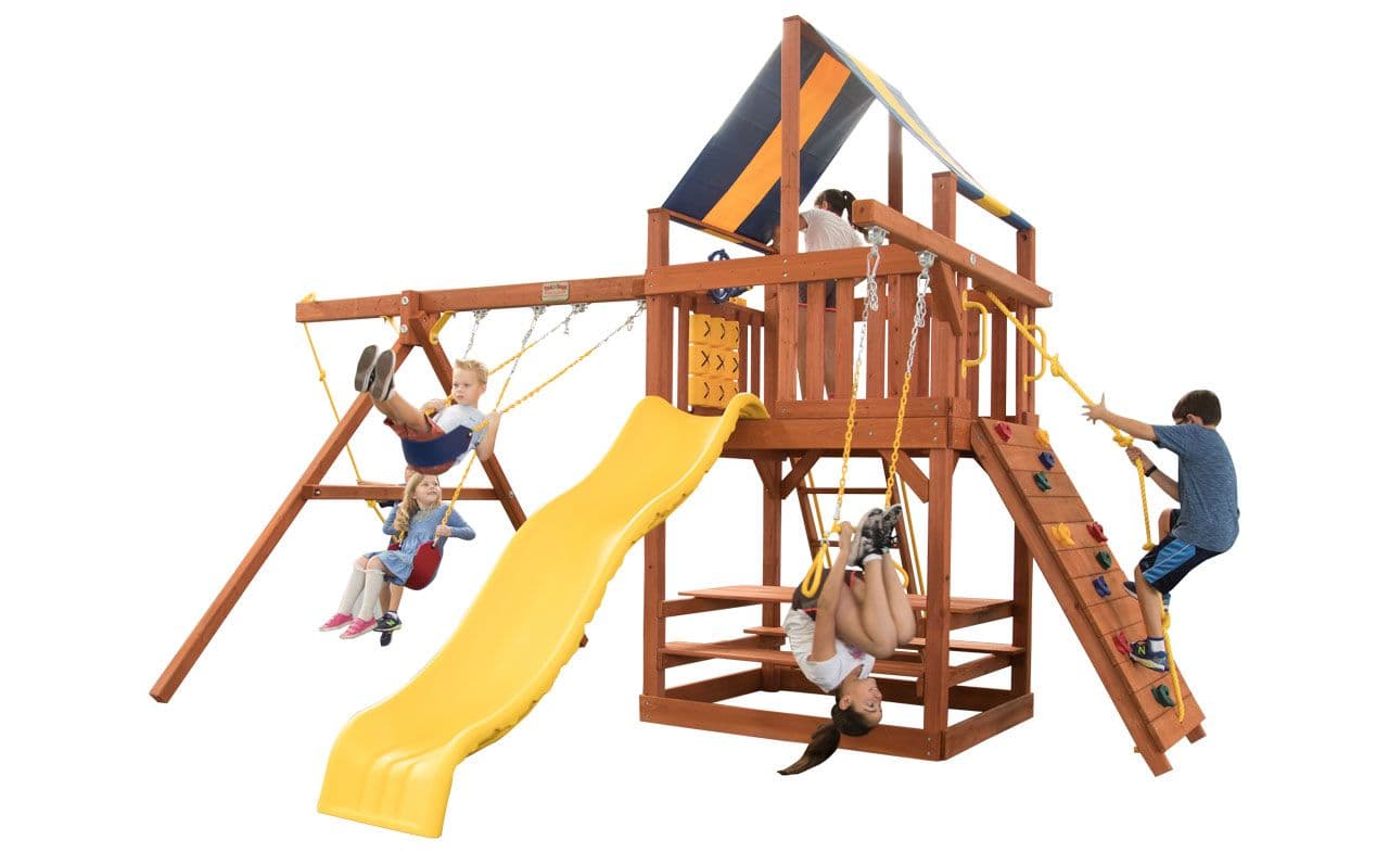 Parrot Island Fort w/ Multi-Color Tarp